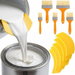 10 Pack Paint Can Pour Spout Set with Chip Brushes, No-Drip Pouring Spouts for Pint Quart Gallon Cans, for Latex Oil & Solvent?Based Paints Coatings. Available at Crazy Sales for $19.99