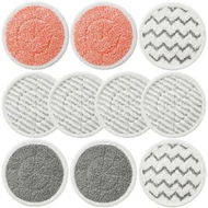 Detailed information about the product 10 Pack Upgraded S7001 Pads Replacement Steam Mop Pads for Shark S7001,S7201,S7000,S7001TGT Series Steam Mop Pads,Steam & Scrub All-in-One Scrubbing Mop Pads