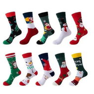 Detailed information about the product 10 Pairs of Christmas Socks, Christmas Gifts,Colorful and Cute Cotton Christmas Socks