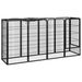 10-Panel Dog Playpen Black 50x100 cm Powder-coated Steel. Available at Crazy Sales for $239.95