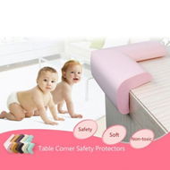 Detailed information about the product 10 PCS Baby Kids Safety Anticollision Edge Corner Protection Guards Cushions Bumper Pink