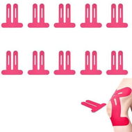 Detailed information about the product 10 Pcs Precut Kinesiology Tape for Knees, Knee Support and Stability, Knee Athletic Tape, Waterproof and Elastic, Pink