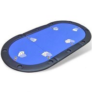 Detailed information about the product 10-Player Foldable Poker Tabletop Blue