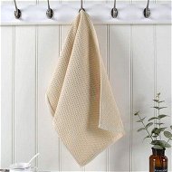 Detailed information about the product 100% Cotton Waffle Weave Kitchen Dish Towels. Ultra Soft Absorbent Quick Drying Cleaning Towel. 13x28 Inches. 4-Pack. Beige.