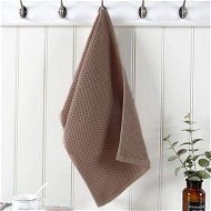 Detailed information about the product 100% Cotton Waffle Weave Kitchen Dish Towels. Ultra Soft Absorbent Quick Drying Cleaning Towel. 13x28 Inches. 4-Pack. Brown.