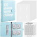 100 Envelopes Challenge Binder,A5 Money Saving Budget Binder with Cash Envelopes - Savings Challenges Book to Save 5,050 Dollars (Blue). Available at Crazy Sales for $19.99