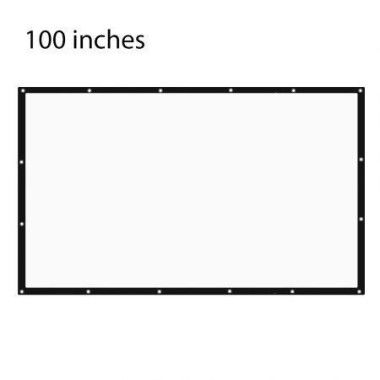 100-inch 16:9 Portable Tabletop Projector Screen.