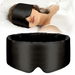 100% Mulberry Silk Sleep Mask Eye Mask for Women Man with Adjustable Band, for Side Sleeper Blackout Sleep Mask for Travel Rest, Black. Available at Crazy Sales for $24.95