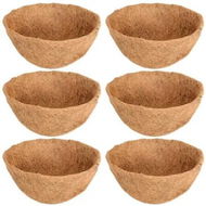 Detailed information about the product 100% Natural Coconut Fiber Round Hanging Basket Liners for Flowers and Vegetables(6 Pack 12 Inch)