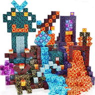 Detailed information about the product 100 PCS Magnetic Building Blocks Cubes Toy for Boys Girls, STEM Montessori Sensory Stacking Toy Ideal Christmas Birthday Gifts