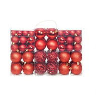 Detailed information about the product 100-Piece Christmas Ball Set 3/4/6 Cm Red.