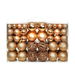 100-Piece Christmas Ball Set 3/4/6 Cm Rose/Gold.. Available at Crazy Sales for $49.95