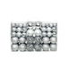 100-Piece Christmas Ball Set 3/4/6 Cm Silver.. Available at Crazy Sales for $59.95