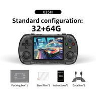 Detailed information about the product 10000+ Games Retro Video Handheld Game Console with 3.5-inch 4:3 IPS Screen,OS Linux System,32+64G Color Black