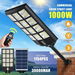 1000W Commercial LED Solar Street Light Road Lamp Motion Sensor Remote Outdoor Garden Wall Dusk To Dawn Patio Parking Lot Flood Pole Waterproof. Available at Crazy Sales for $109.97