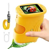 Detailed information about the product 1000X Handheld Digital Microscope, Pocket Microscope with 2.0 inch IPS Screen for Boys Girls Age 3 to 12, Orange