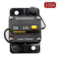 Detailed information about the product 100A AMP Circuit Breaker Fuse Reset 12-48V DC Car Boat Auto Waterproof