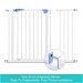 100cm Tall 80-90cm Width Pet Child Safety Gate Barrier Fence With 30cm Extension Width.. Available at Crazy Sales for $49.88