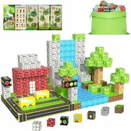 Detailed information about the product 100PCS Magnetic Mine World Building Blocks for Kids Ages 4 to 8, STEM Sensory Toys