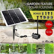 Detailed information about the product 100W Solar Powered Fountain Water Pump For Birdbath Fish Pond Garden Pool