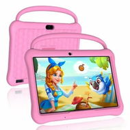 Detailed information about the product 10.1 inch Android 13 Tablet for Kids with 4GB RAM 64GB ROM, 6000mAh, Bluetooth,WiFi,Parental Control,Dual Camera, App Pre-Installed(Pink)