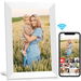 10.1 Inch Smart WiFi Digital Photo Frame 720P IPS LCD Touch Screen,Auto-Rotate Portrait and Landscape,Built in 32GB Memory (White). Available at Crazy Sales for $89.99