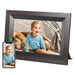 10.1-inch Smart WiFi Digital Photo Frame with 1280x800 IPS vibrant Touch Screen,Auto-Rotate,32GB Memory (All Black Wooden Frame). Available at Crazy Sales for $105.72