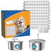 10+2 Pack Cat Fountain Replacement Filters,3-Layer Filtration Cartridges Compatible with 108oz/3.2L Glass Stainless Steel Pet Water Fountain. Available at Crazy Sales for $29.99