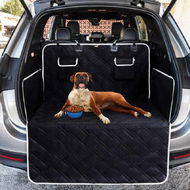 Detailed information about the product 103x185cm Waterproof SUV Pet Cargo Cover/Washable Dog Cargo Protector/2 Pockets Dog Seat Cover Mat Protects car from dirt,hair,scratches