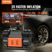 10.6CFM Portable Tire Inflator Dual-Cylinder Air Compressor 12V 150PSI. Available at Crazy Sales for $259.95