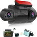 1080P Full HD Dash Cam Car Front Rear With Two Lenses 3 Inch Screen. Available at Crazy Sales for $39.95