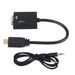 1080P HDMI Male To VGA Female Cable Video Converter Adapter HD Conversion Cable With Audio Output. Available at Crazy Sales for $24.95