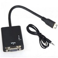 Detailed information about the product 1080P Mini HDMI Male To VGA Female Cable Video Converter Adapter HD Conversion Cable With Audio Output