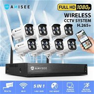 Detailed information about the product 1080P Security Camera CCTV Set Wireless Full HD Surveillance System With 8 Channel WiFi NVR