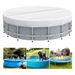 10FT Solar Pool Covers for Above Ground Pools, Waterproof and Dustproof, Pool Cover with Drawstring to Improve Fit with Pool (Silver). Available at Crazy Sales for $34.95