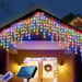 10m Solar Power Rain Shower PVC Christmas Lights 300 LEDs for Outdoor Decoration Multi Colour. Available at Crazy Sales for $22.99