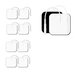 10Pcs 5cm X 5cm Tens Unit Electrode Pads Compatible with Auvon Tens 7000 Muscle Stimulator Machine, Tens Unit Replacement Pads. Available at Crazy Sales for $12.95