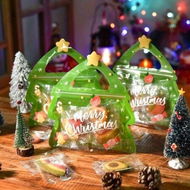 Detailed information about the product 10pcs Christmas Tree Shaped Christmas Gift Bags, Perfect For Birthdays, Parties And Candy Biscuit Chocolate Packaging, Christmas Decoration