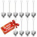 10PCS Shaped Tea Infuser Tea Strainers for Loose Leaf Tea Steeper Reusable Long Grip Tea Filter Stainless Steel Tea Infuser Spoons. Available at Crazy Sales for $24.99