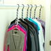 10 Pcs Thicken Space Saving Hangers For Clothes Magic Hangers (Black). Available at Crazy Sales for $7.95