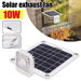 10W Solar Panel Powered Fan Mini Solar Fan Exhaust Fan Kit For Dog Chicken House Home Greenhouse Auto Car Window Heater. Available at Crazy Sales for $39.99