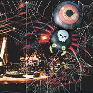 Detailed information about the product 110x105cm Halloween Inflatable Spider Outdoor Decoration with Build-in LED Light, Blow Up Inflatables for Holiday Party Outdoor Yard Garden Lawn Decorations