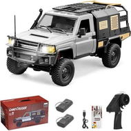 Detailed information about the product 1/12 Scale RC Crawler, MN-82S Remote Control Car, 2.4GHz 4WD Off Road Rock Crawler Vehicle with Lights, DIY Land Cruiser Pickup Truck Toy for Kids Silver
