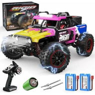 Detailed information about the product 1:14 4WD RC Truck 2.4GHz Remote Control LED HEAD LIGHTS Toy Cars Off Road Vehicle Climbing Racing OffRoad All Terrain Monster TruckDual Batteries