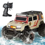 Detailed information about the product 1:14 RC Truck Car Amphibious SUV Truck with Police Siren Lights 2.4G Control Trucks Christmas Birthday Kids Boy Girl Gift COL Blue Age 6+ Kids