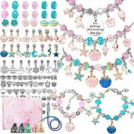 Detailed information about the product 118 Pcs Charm Jewellery Making Kit With Beads Bracelets Necklaces For DIY Craft Gift For Teen Girls Birthday Xmas Gift