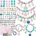 118 Pcs Charm Jewellery Making Kit With Beads Bracelets Necklaces For DIY Craft Gift For Teen Girls Birthday Xmas Gift. Available at Crazy Sales for $24.99