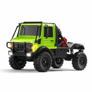 Detailed information about the product 1/18 RC Semi-Truck, MN-333 Unimog Off-Road RC Rock Crawler, 4WD RC Truck RTR Transport Car Alloy Model for Hobby Toy Gifts (Green)