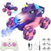1:18 Unicorn Monster RC Truck 2.4GHz 4WD Stunt Car with 360 Degree Spin,Music,LED Light Spray,Long Runtime Off-Road Toy for Kids Ages 3+. Available at Crazy Sales for $34.99