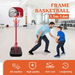 1.1m/1.6m Kids Portable Basketball Hoop Stand System With Adjustable Height. Available at Crazy Sales for $29.97